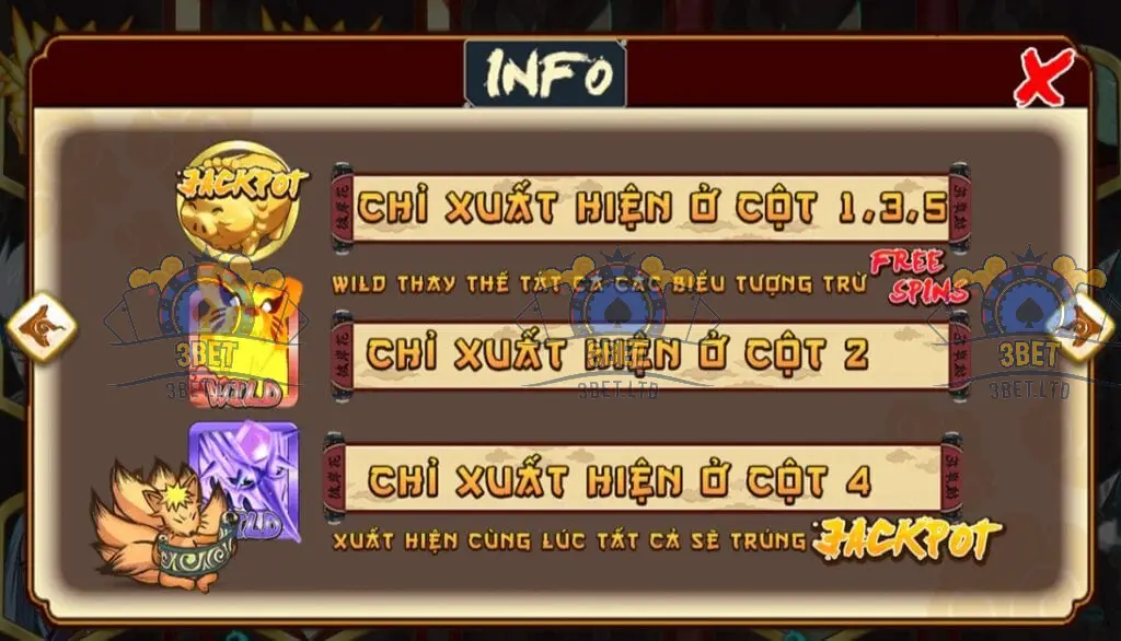 Hướng Dẫn Toàn Diện - Chơi Game Nổ Hũ Naruto Nhà Cái 3BET 3 Các Đặc Điểm Nổi Bật Của Game Nổ Hũ Naruto