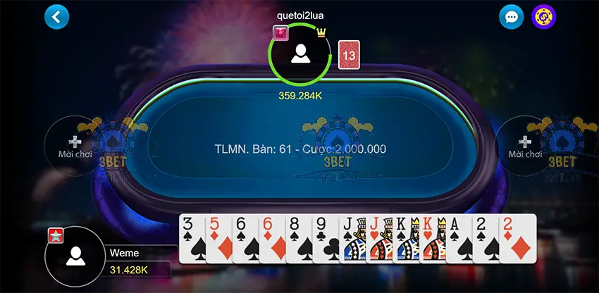 Khám Phá Thế Giới Tiến Lên Miền Nam tại Nhà Cái 3BET 3 Hệ Thống Bảo Mật An Toàn